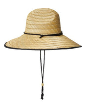 Load image into Gallery viewer, Lifeguard Straw Hat / Black / Beach FC