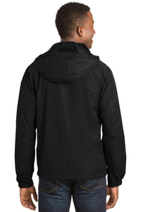 Hooded Raglan Jacket / Black / Beach FC