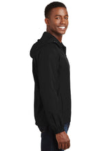 Load image into Gallery viewer, Hooded Raglan Jacket / Black / Beach FC