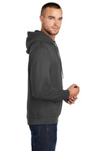 Load image into Gallery viewer, Core Fleece Pullover Hooded Sweatshirt / Dark Heather Grey / Beach FC
