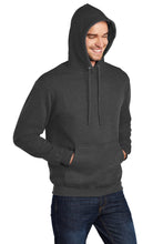 Load image into Gallery viewer, Core Fleece Pullover Hooded Sweatshirt / Dark Heather Grey / Beach FC