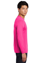 Load image into Gallery viewer, Long Sleeve Competitor Tee (Youth &amp; Adult) / Neon Pink / VB FUTSAL