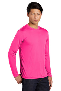 Long Sleeve Competitor Tee (Youth & Adult) / Neon Pink / VB FUTSAL