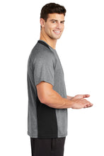 Load image into Gallery viewer, Heather Colorblock Contender Tee (Youth &amp; Adult) / Heather/Black / Beach FC