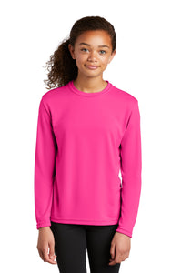Long Sleeve Competitor Tee (Youth & Adult) / Neon Pink / Beach FC