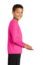 Load image into Gallery viewer, Long Sleeve Competitor Tee (Youth &amp; Adult) / Neon Pink / Beach FC