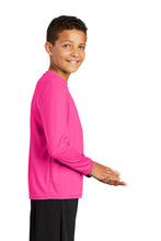 Load image into Gallery viewer, Long Sleeve Competitor Tee (Youth &amp; Adult) / Neon Pink / VB FUTSAL