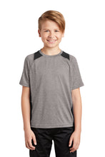 Load image into Gallery viewer, Heather Colorblock Contender Tee (Youth &amp; Adult) / Heather/Black / Beach FC