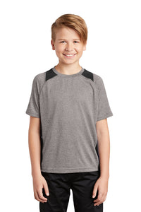 Heather Colorblock Contender Tee (Youth & Adult) / Heather/Black / Beach FC