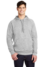 Load image into Gallery viewer, Electric Heather Fleece Hooded Pullover / Silver / VB FUTSAL