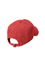 Load image into Gallery viewer, Distressed Cap-Circle / Heather Red  / Beach FC