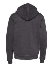 Load image into Gallery viewer, YOUTH Sponge Fleece Full-Zip Hoodie / Dark Heather Grey / Beach FC