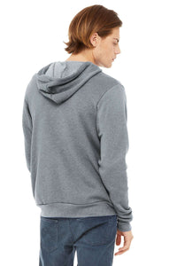 Unisex Sponge Fleece Full-Zip Hoodie / Athletic Heather / Beach FC