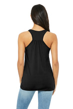 Load image into Gallery viewer, Women’s Flowy Racerback Tank / Black / Beach FC