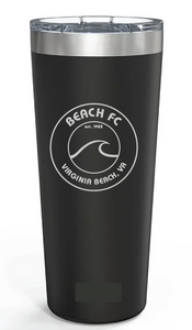 20oz Double Wall Stainless Steel Tumbler / Black / Beach FC