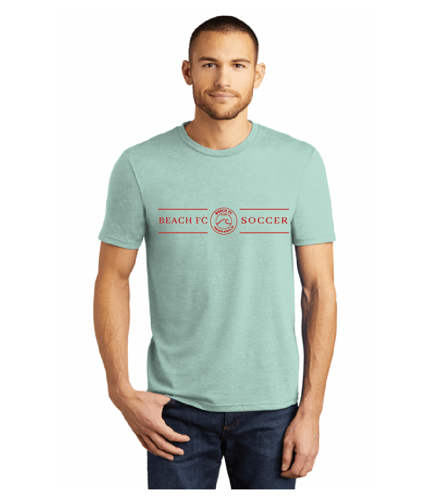 Perfect Tri Tee / Heathered Dusty Sage / Beach FC