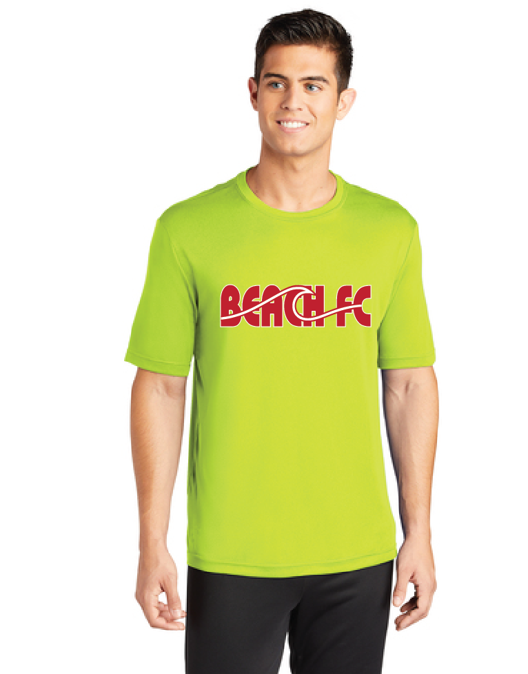 Competitor Tee (Youth & Adult) / Neon Yellow / Beach FC
