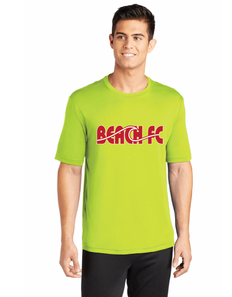 Competitor Tee (Youth & Adult) / Neon Yellow / Beach FC