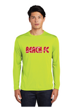 Load image into Gallery viewer, Long Sleeve Competitor Tee (Youth &amp; Adult) / Neon Yellow / Beach FC
