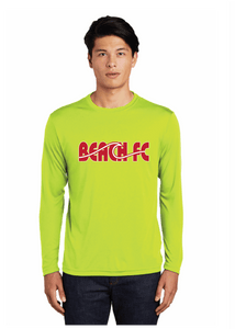 Long Sleeve Competitor Tee (Youth & Adult) / Neon Yellow / Beach FC