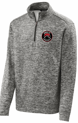 Electric Heather Fleece 1/4-Zip Pullover / Black Electric / Beach FC
