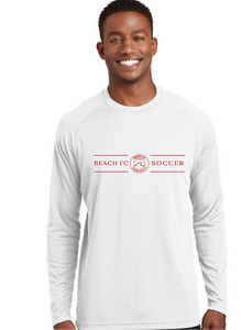 Long Sleeve Raglan T-Shirt / White / Beach FC