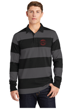 Load image into Gallery viewer, Classic Long Sleeve Rugby Polo / Black/ Graphite / Beach FC