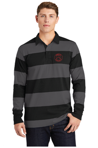 Classic Long Sleeve Rugby Polo / Black/ Graphite / Beach FC