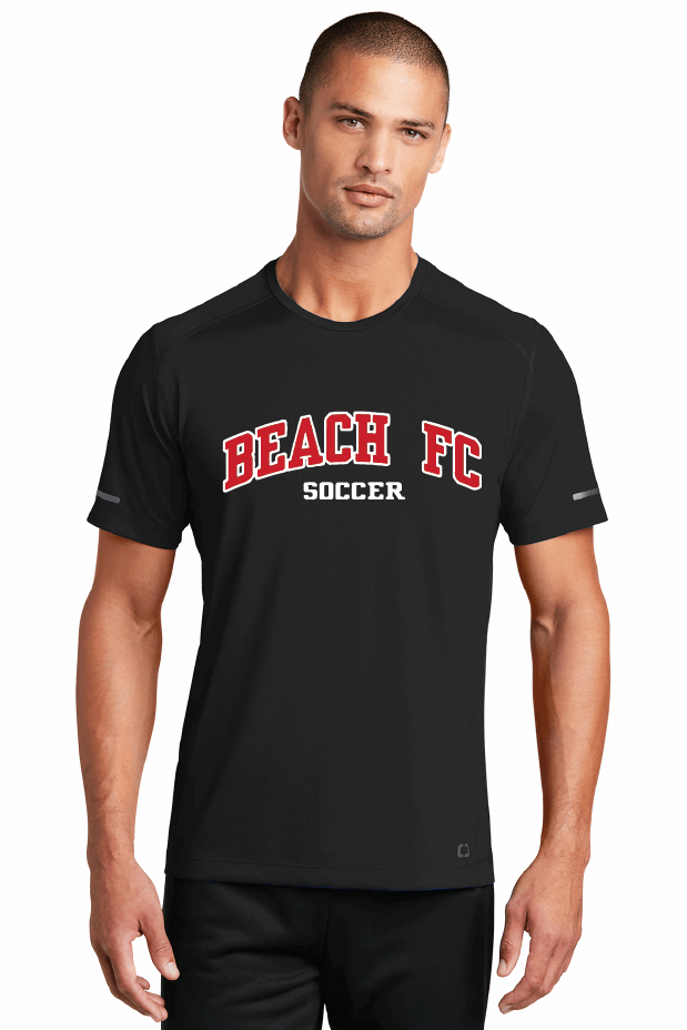 Level Mesh Tee / Black / Beach FC