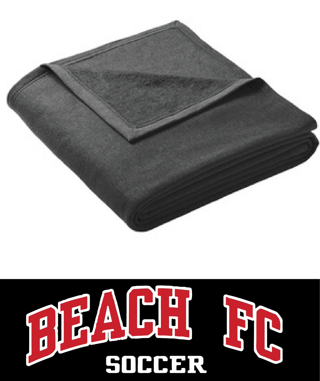 Oversized Core Fleece Sweatshirt Blanket / Black / Beach FC