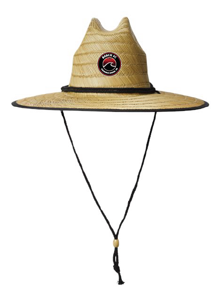 Lifeguard Straw Hat / Black / Beach FC