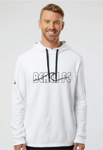 Load image into Gallery viewer, Adidas Textured Mixed Media Hooded Sweatshirt / White / Beach FC