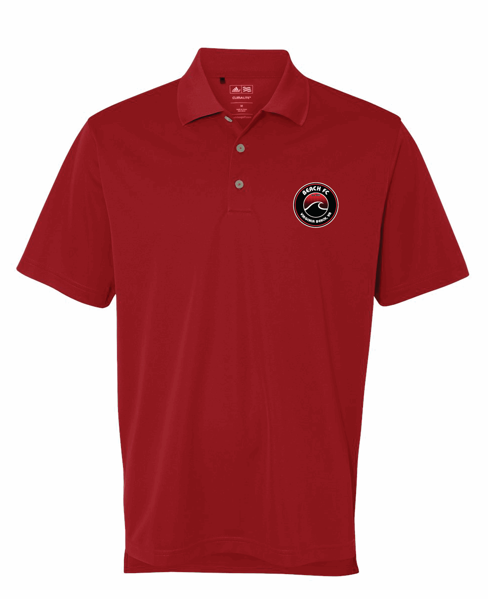 Adidas - Performance Sport Polo / Red / Beach FC