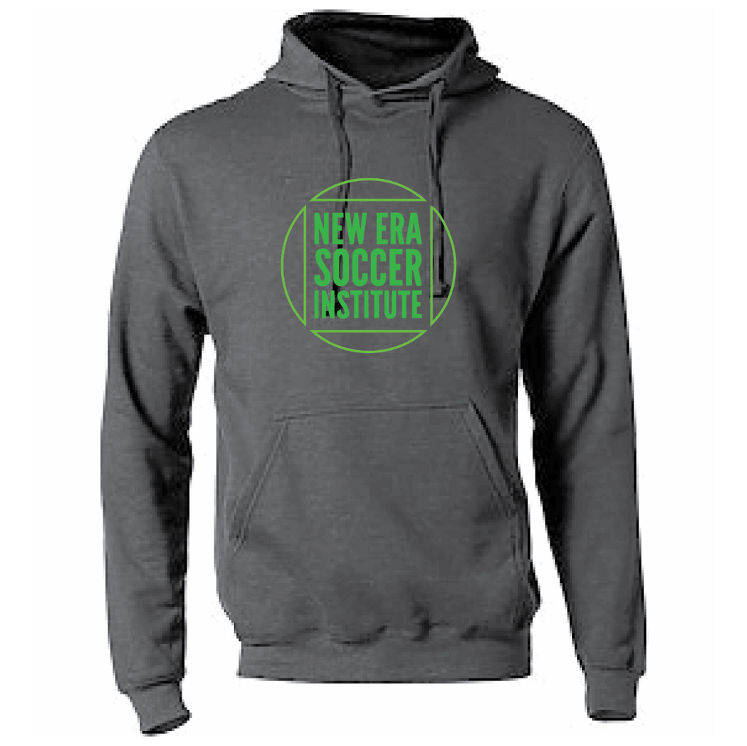 Fleece Hooded Sweatshirt (Youth & Adult) / Heather Charcoal / NESI