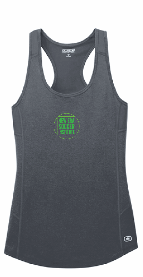 Ladies Racerback Activewear Tank/ Gray / NESI