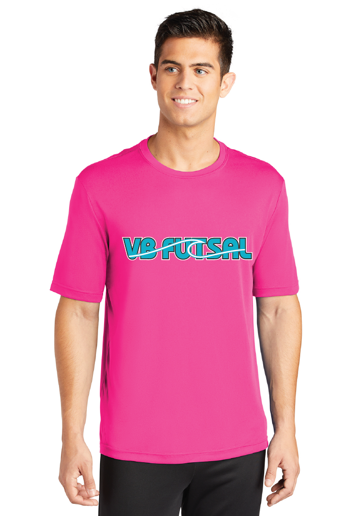 Competitor Tee (Youth & Adult) / Neon Pink / VB FUTSAL