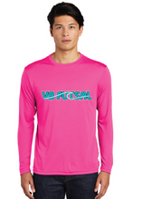 Load image into Gallery viewer, Long Sleeve Competitor Tee (Youth &amp; Adult) / Neon Pink / VB FUTSAL