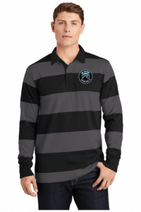 Classic Long Sleeve Rugby Polo / Black/ Graphite / VB FUTSAL