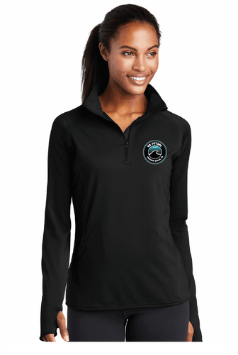 Ladies Stretch 1/2-Zip Pullover / Black / VB FUTSAL