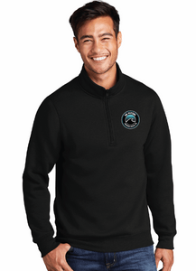 Core Fleece 1/4-Zip Pullover Sweatshirt / Black / VB FUTSAL