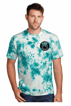 Load image into Gallery viewer, Crystal Tie-Dye Tee (Youth &amp; Adult) / Teal / VB FUTSAL