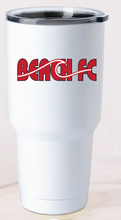 Load image into Gallery viewer, 30 oz Double Wall Vacuum Insulated Tumbler / White / Beach FC