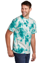 Load image into Gallery viewer, Crystal Tie-Dye Tee (Youth &amp; Adult) / Teal / VB FUTSAL