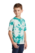 Load image into Gallery viewer, Crystal Tie-Dye Tee (Youth &amp; Adult) / Teal / VB FUTSAL