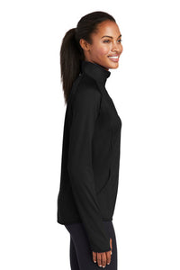 Ladies Stretch 1/2-Zip Pullover / Black / VB FUTSAL