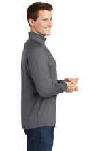 Load image into Gallery viewer, Stretch 1/2-Zip Pullover / Charcoal Grey Heather / VB FUTSAL