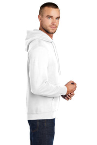 Core Fleece Pullover Hooded Sweatshirt / White / VB FUTSAL