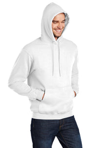 Core Fleece Pullover Hooded Sweatshirt / White / VB FUTSAL