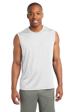 Load image into Gallery viewer, Sleeveless PosiCharge Competitor Tee / White / NESI
