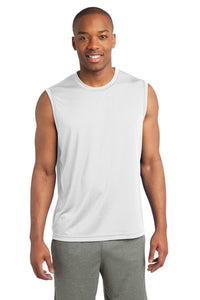 Sleeveless PosiCharge Competitor Tee / White / NESI